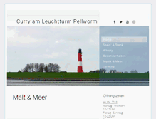 Tablet Screenshot of curry-am-leuchtturm.info